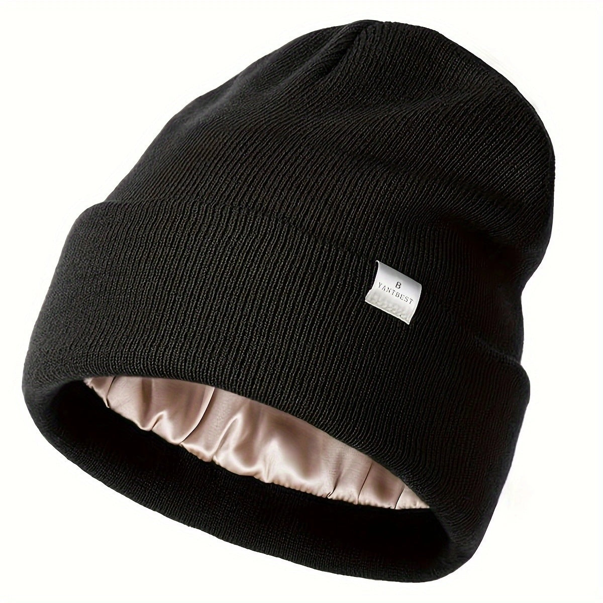 Knitted Wool Hat Black