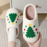 Home Slippers Cute Cartoon Cotton Slippers Tree