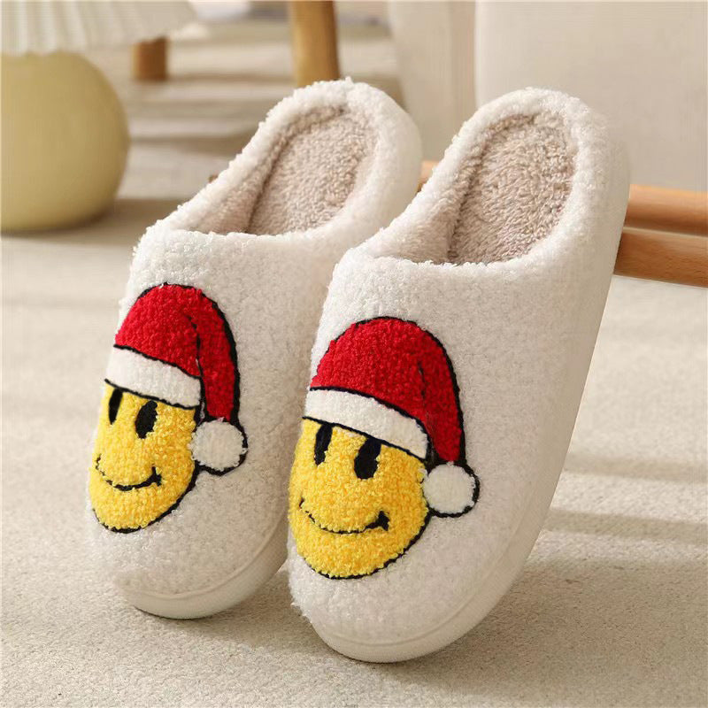 Family Cartoon Plush Slippers For Unisex