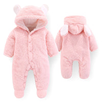 One-Piece Cotton Baby Romper For Kids Pink