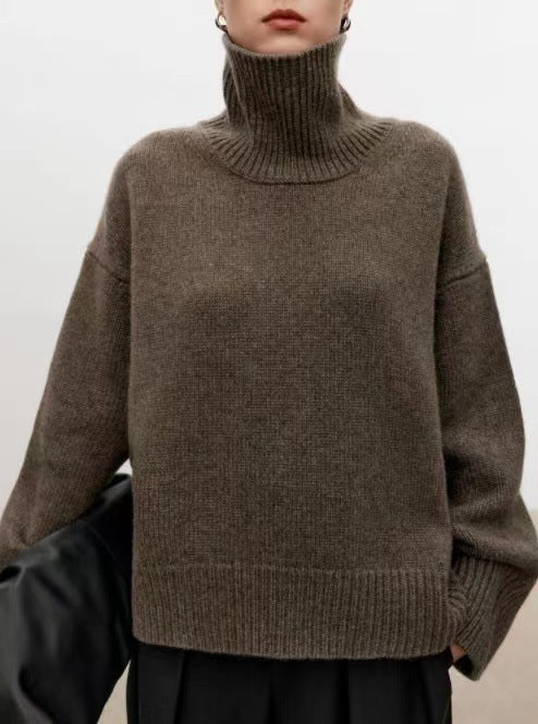 Women's Turtleneck Pure Cashmere Sweater