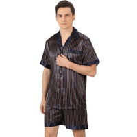 Printed Short-sleeved Shorts Pajamas