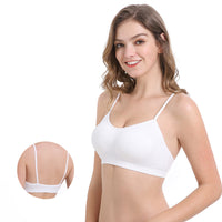 5 Sets of Disposable Underwear For Women White Cross bra