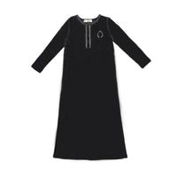 Children Soft Velvet Set Stretchy Robe black robe 14T