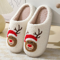 Home Slippers Cute Cartoon Cotton Slippers Moose