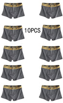 10Pcs Men's Underwear D 10pcs XXL 60-70kg