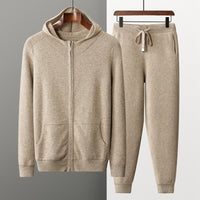 Thickened Casual 100% Cashmere Set