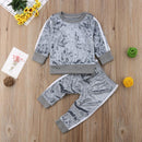 Candy-colored children's Loungewear Grey