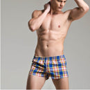 Cotton Check Men's Boxer Shorts