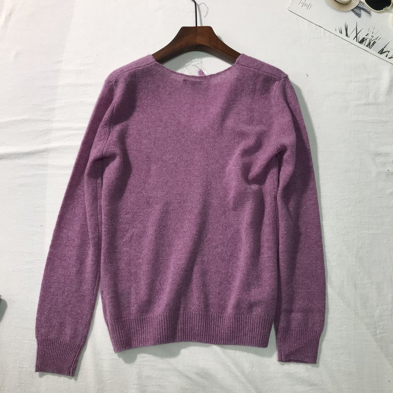 Ordos 100 pure cashmere sweater Purple