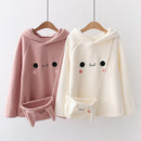 Fleece sweater for women