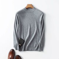 Pure wool sweater men Grey