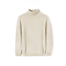 Turtleneck Sweater Multicolour Fine Wool Sweater Beige