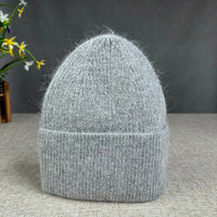 New Angora Rabbit hair Hat 17 52-60cm