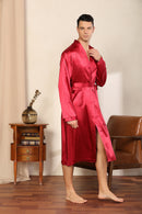 Plus Size Ultra-thin Luxury Robe For Men