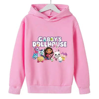 Toddler Girls Dollhouse Hoodies The picture color24 100CM