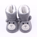 new bear knitting baby shoes Gray