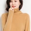 Turtleneck Cashmere Sweater Pure Cashmere Golden camel