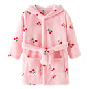 Children Hooded Flannel Bathrobe EF50N0 Size 140(9-10 Years)