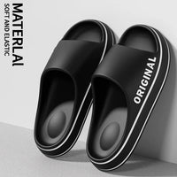 Women Letter Slippers Black 42-43