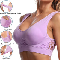 Seamless Mesh Women Sports Bras