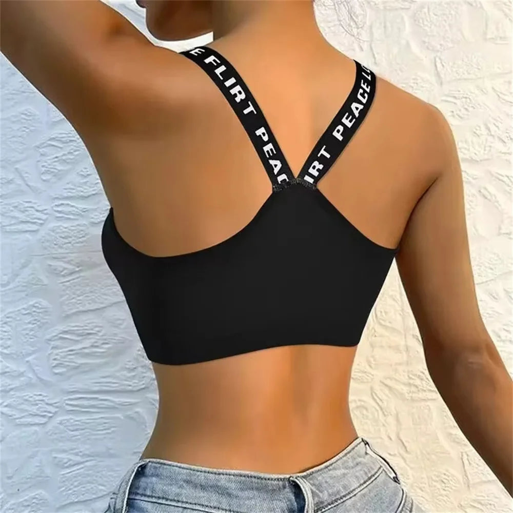 Letter strap back underwear