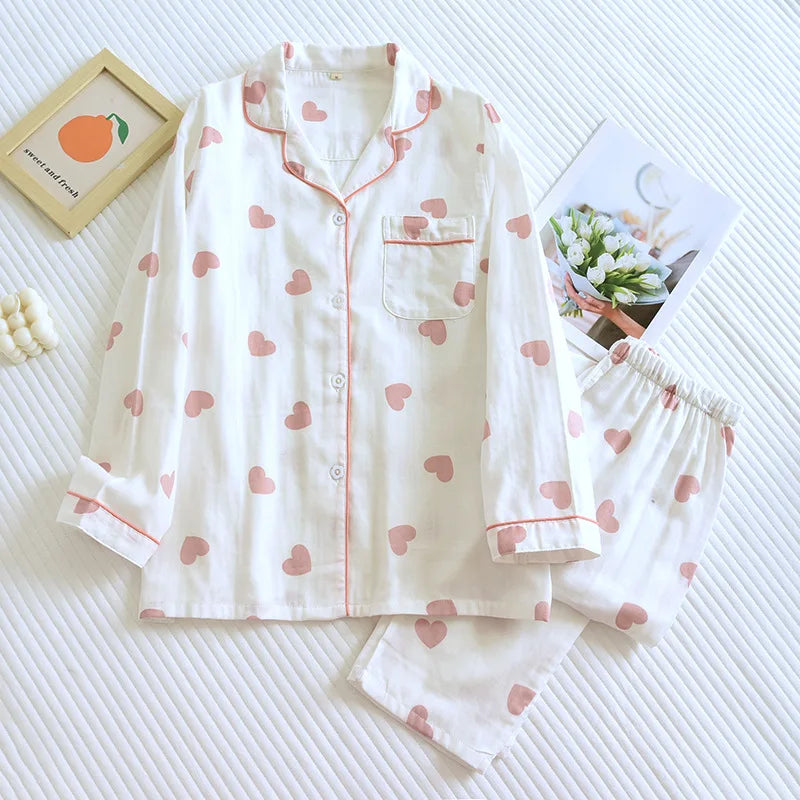 New Spring Pajama Set -100% Cotton