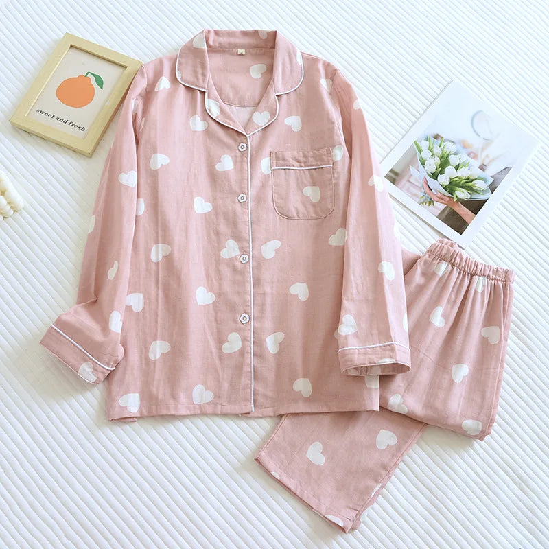 New Spring Pajama Set -100% Cotton