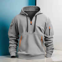 New Shoulder Drop Hoodie GRAY XL