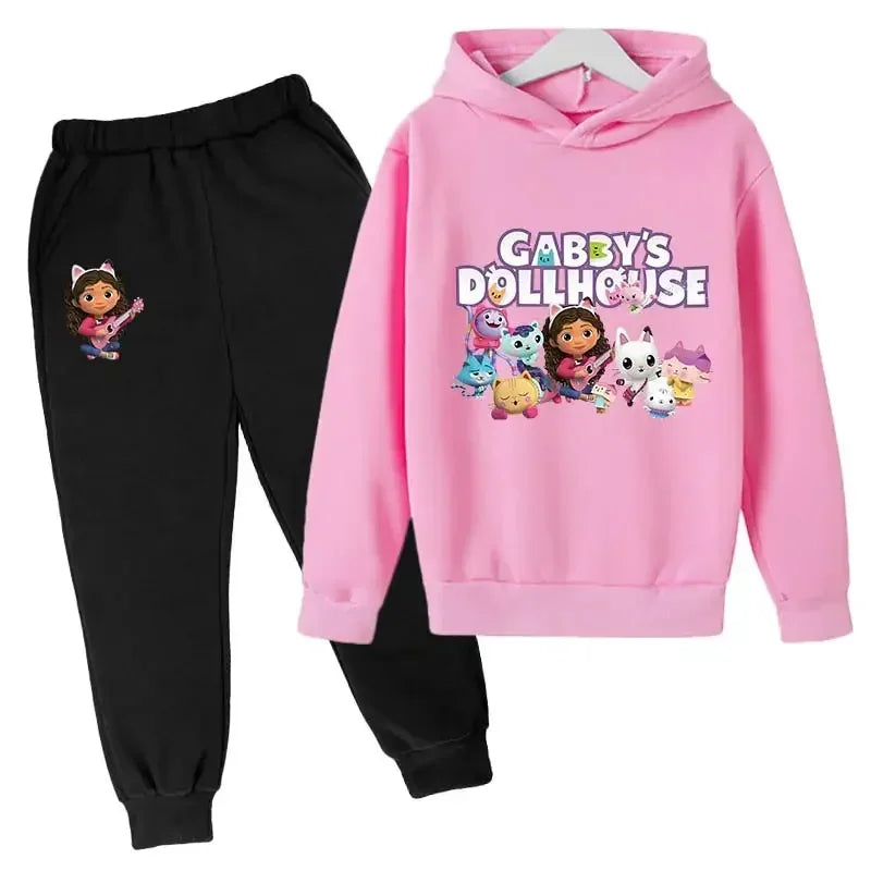 Toddler Girls Dollhouse Hoodies The picture color1 150CM