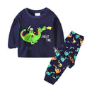 Children's Loungewear Set Dinosaur Pattern