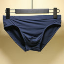 Men's Ice Silk Underwear Nylon Silk Smooth Blue