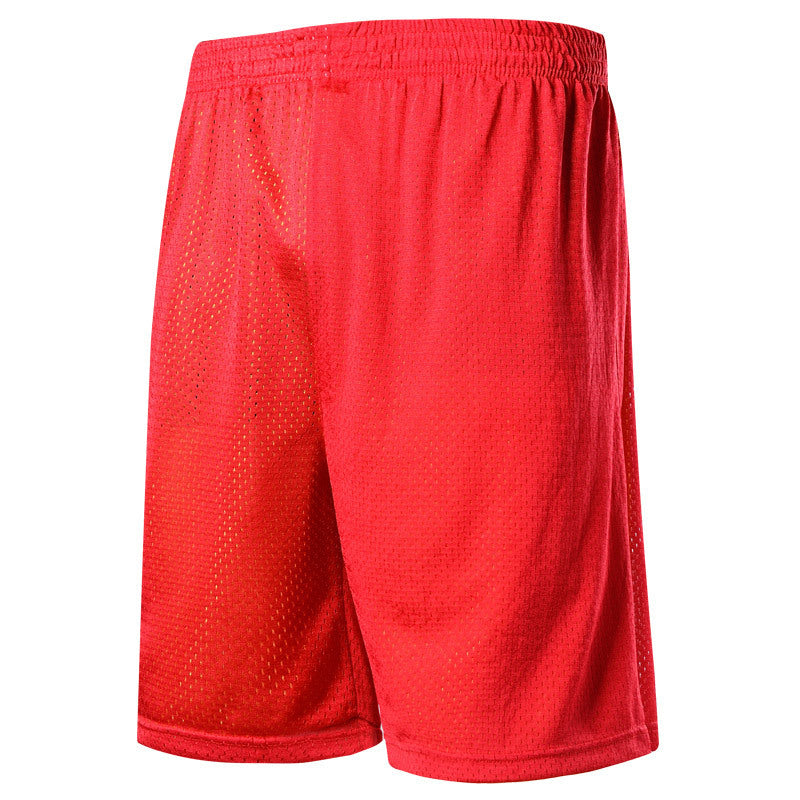 Summer knee shorts code male Red yellow