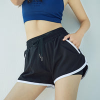 High waist sports shorts for women