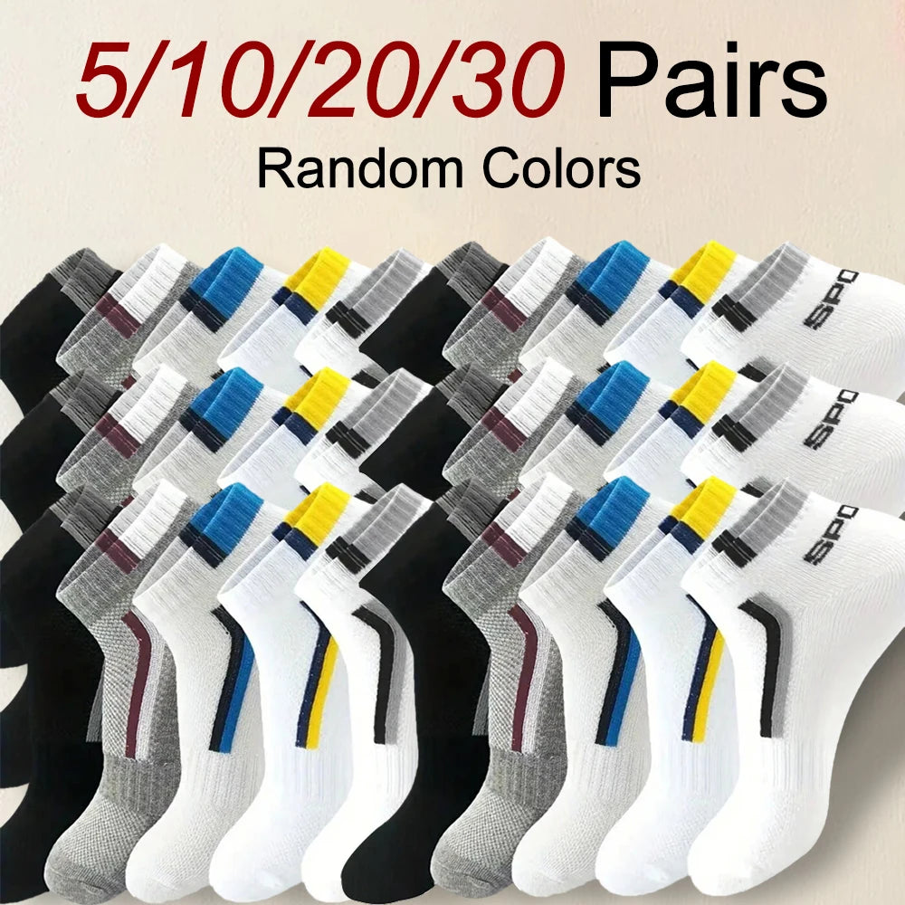 5/10/20/30 Pairs Short Socks