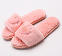 Plush slippers for women Pink