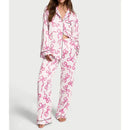 Women 2Pcs Satin Loungewear Set 4 M