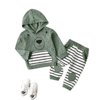 Boy's Hooded Spring And Autumn Wear