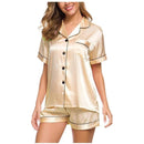 Pyjamas ladies Pajamas Sleeping Clothes Nightwear Women Beige