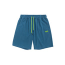 Neon drawstring stretch shorts