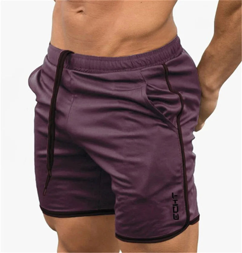 Men Fitness Shorts Wine red M