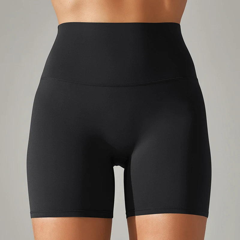 Women Sports Short Yoga black L