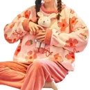 Stylish Women Sleepwear Set Pink M