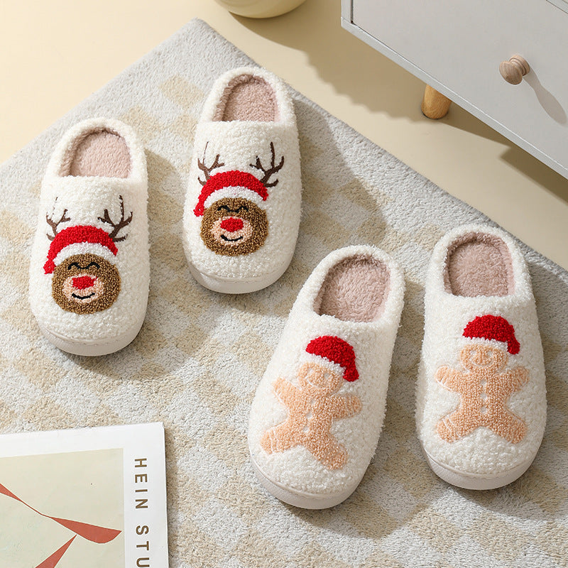 Home Slippers Cute Cartoon Cotton Slippers