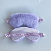 Plush eye mask Purple