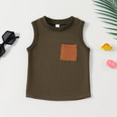 Baby Clothing Sleeveless Vest Shorts 2 Piece Set