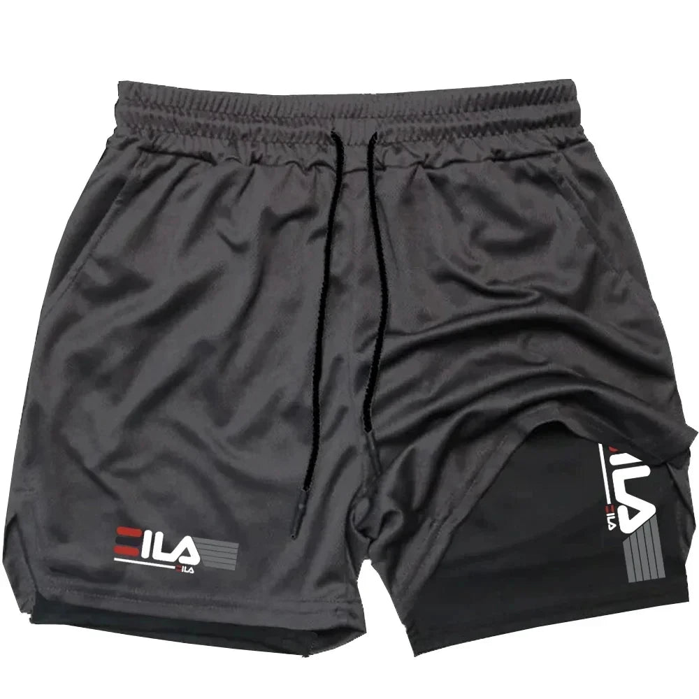 Men's Two-in-one Sports Shorts