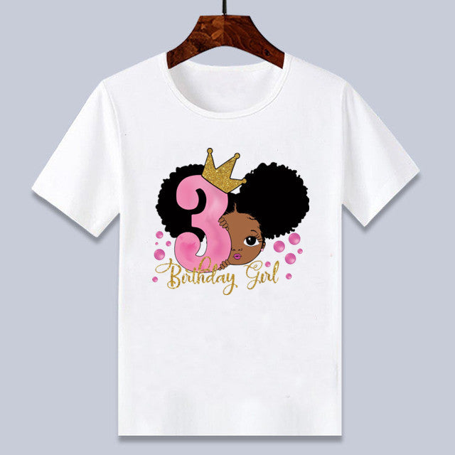 African Girl Short Sleeve T-shirt QQ3