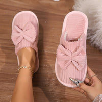 Home Indoor Warm Cotton Slippers Pink