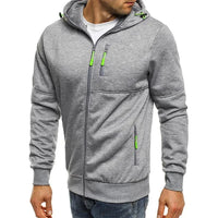 Men's Hoodies Long Sleeve light grey US XXL